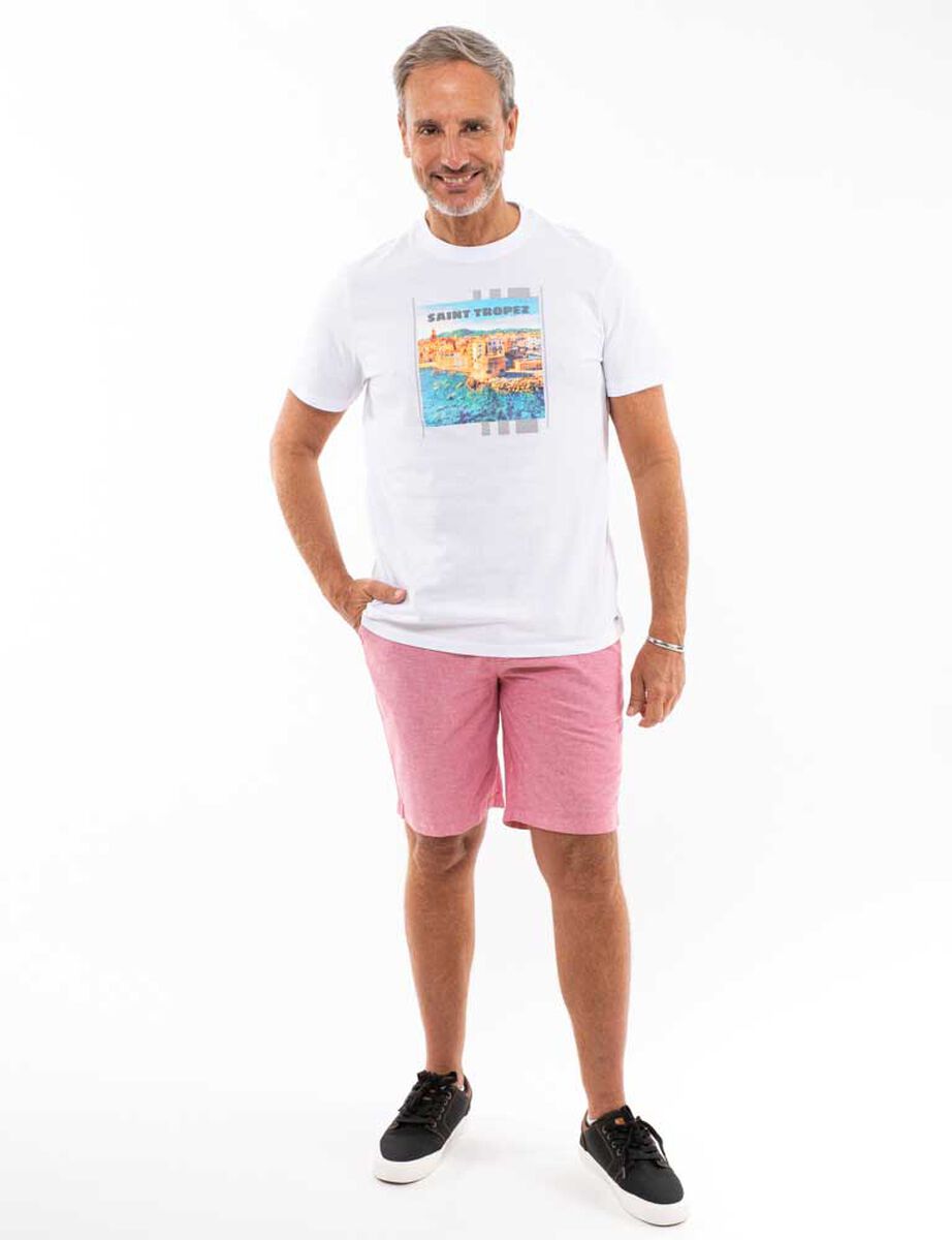 Polera De Algodón Manga Corta Hombre Portman Club