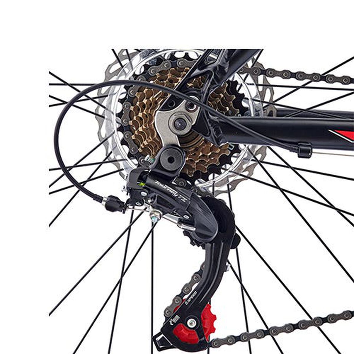 Bicicletas Mountain Bike Bianchi Aro 27,5 Advantage SX Negro Semi Matte/Rojo