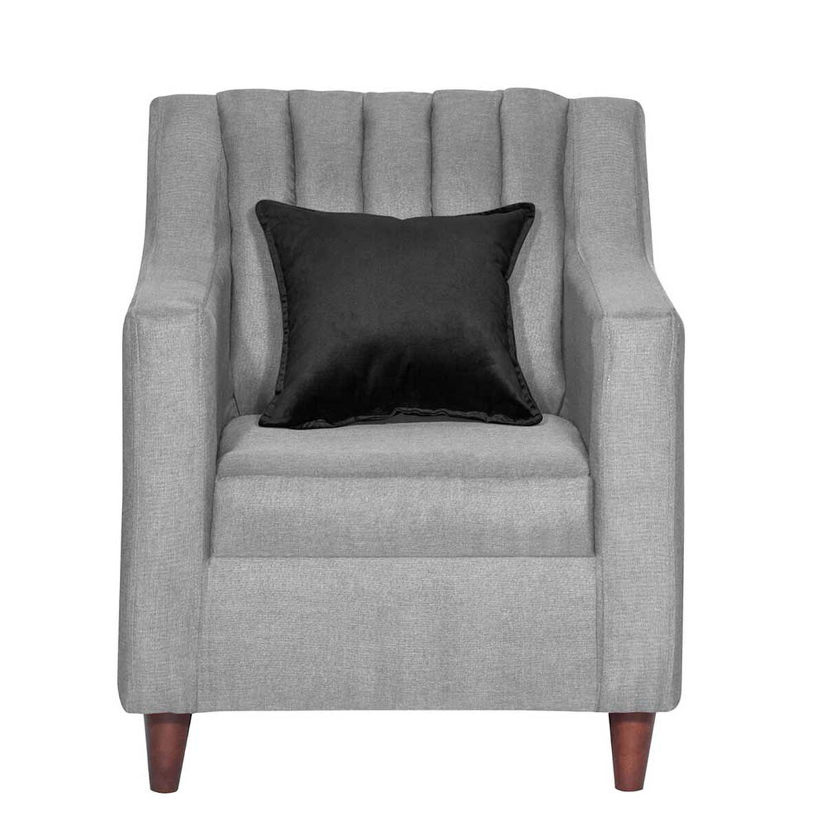 Juego de Living Diseño A&M Home Isabella Sofá 3 Cuerpos + 2 Sillones1 Cuerpo Gris