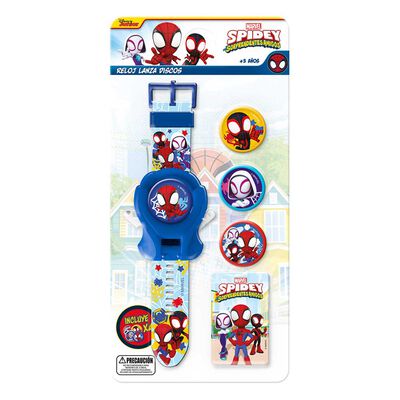 Imagen 2 del producto Reloj Lanzador De Discos Spidey Marvel