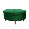 Pouf Latam Home Paris Tela Velvet Verde