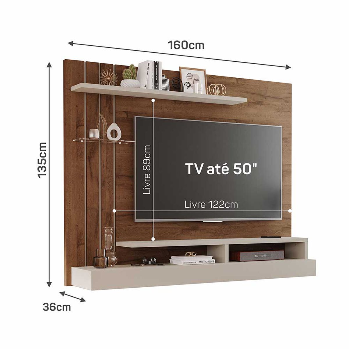 Panel TV Jdo & Design Valencia Savana Hasta 50"