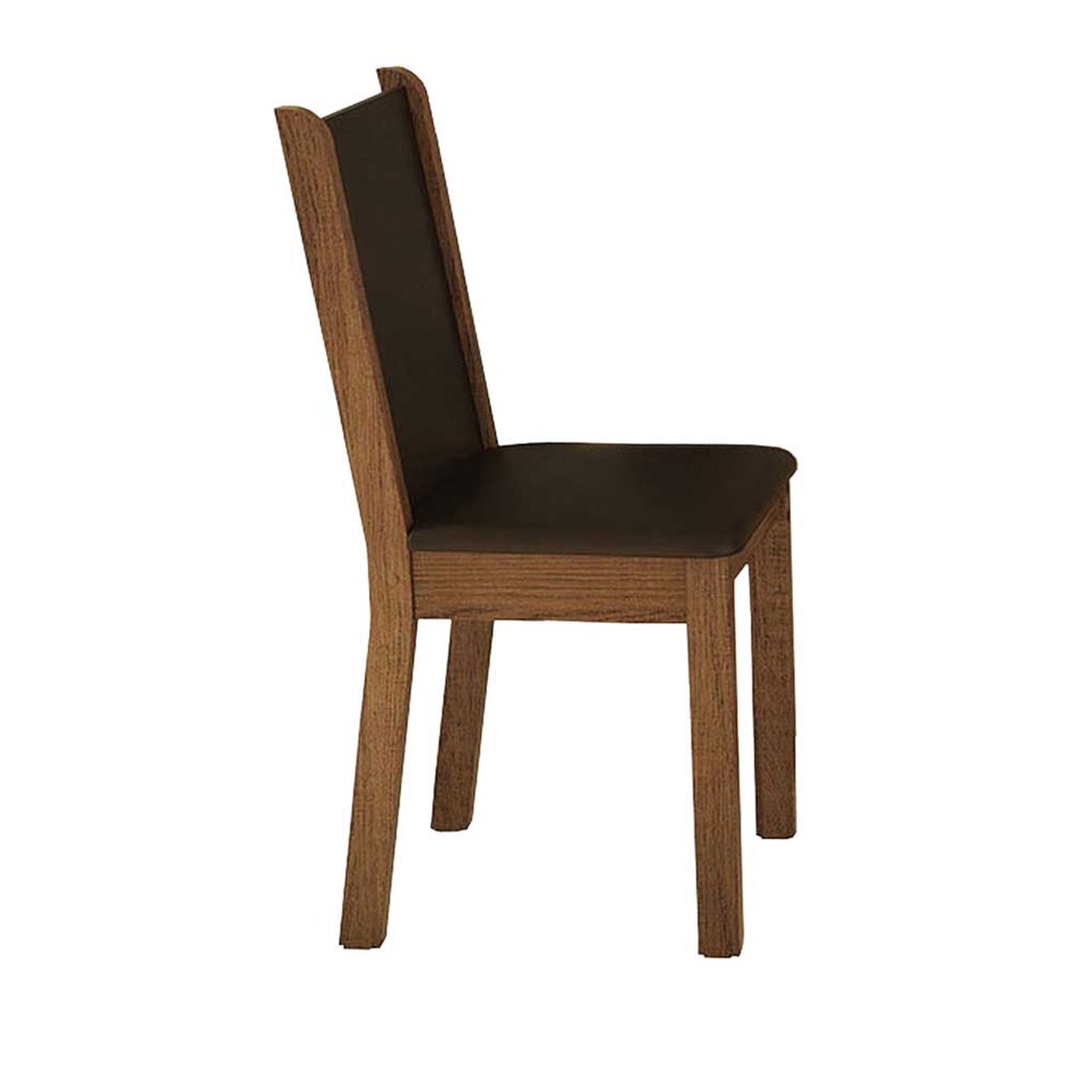 Juego de Comedor Vekkahome John 4 Sillas Café