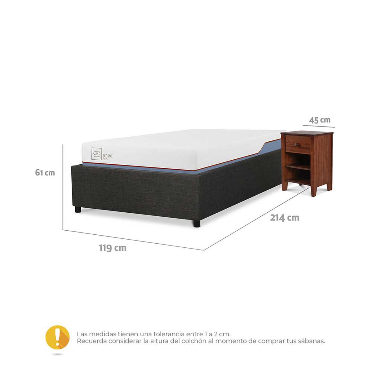 Space Box CIC 1,5 Plazas Excellence Plus