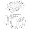 Kit de Cocina Sindelen Horno Empotrable HE720IN + Encimera CEG4600IN