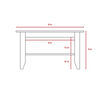 Combo Rack TV Hasta 65" con Puerta + Mesa de Centro + Arrimo TuHome Essential 11