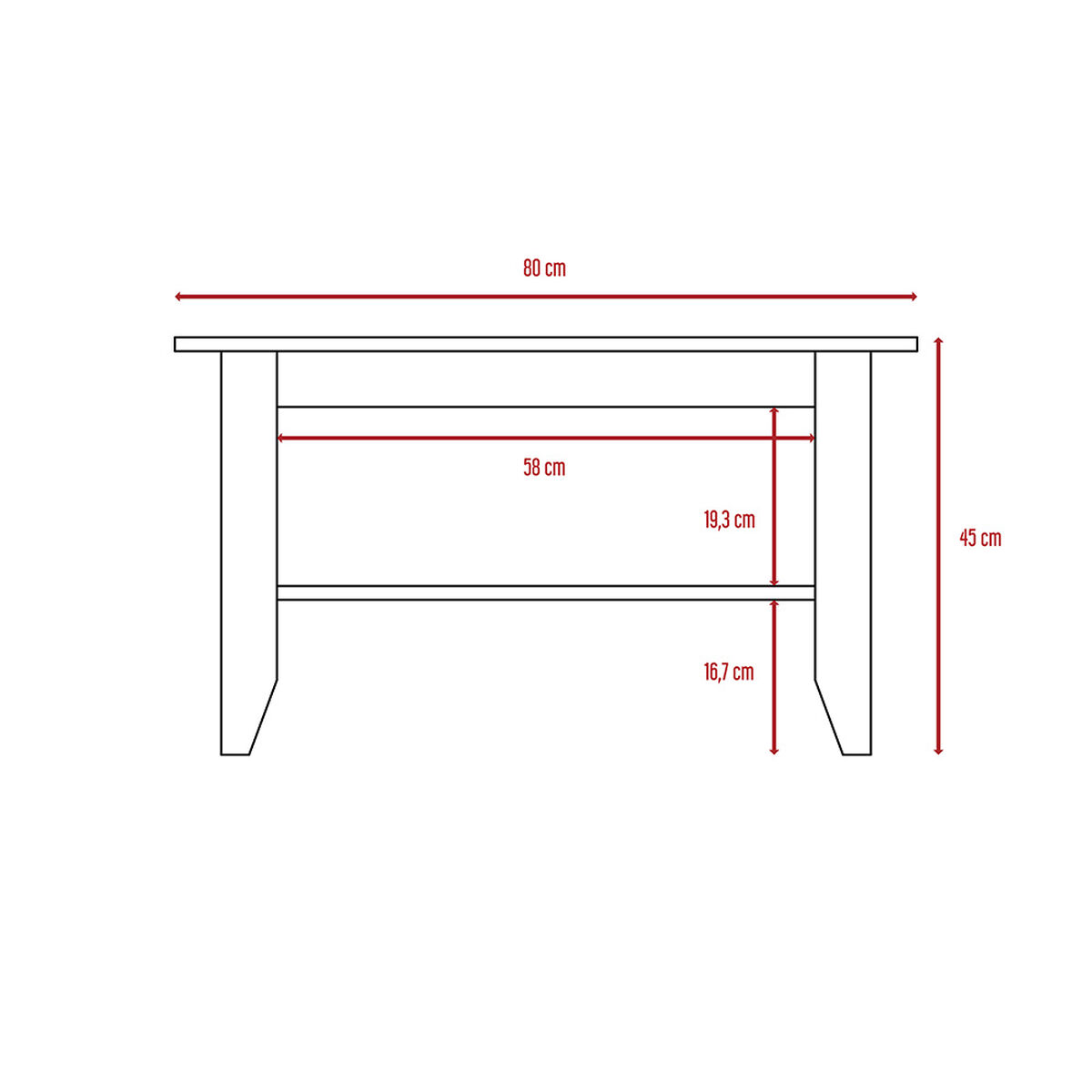 Combo Rack TV Hasta 65" con Puerta + Mesa de Centro + Arrimo TuHome Essential 11