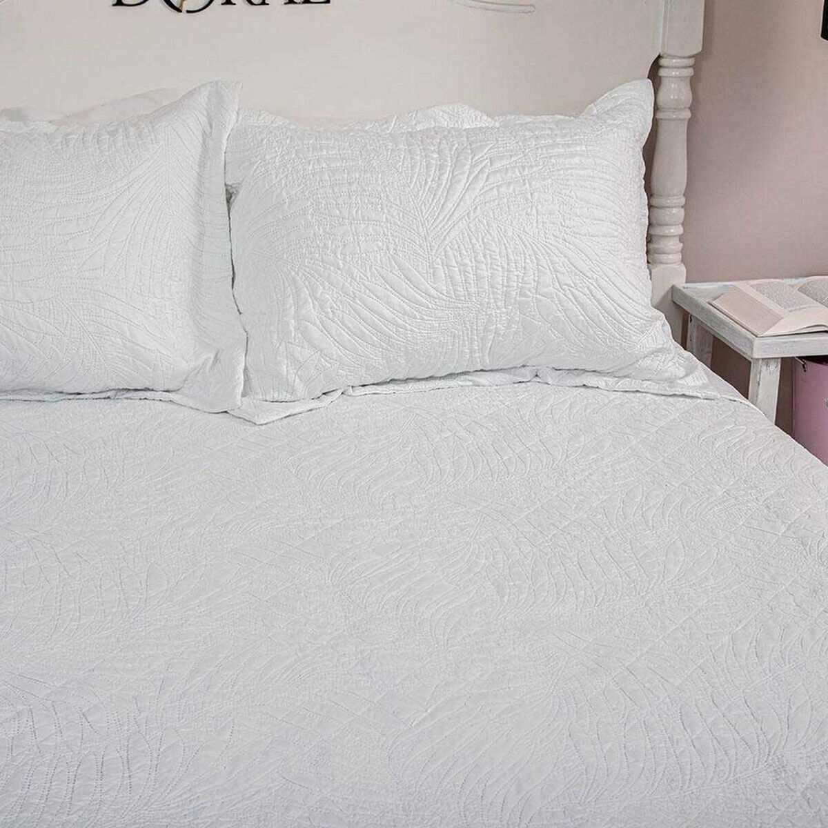 Quilt Doral 2 Plazas Blanco Bubbly