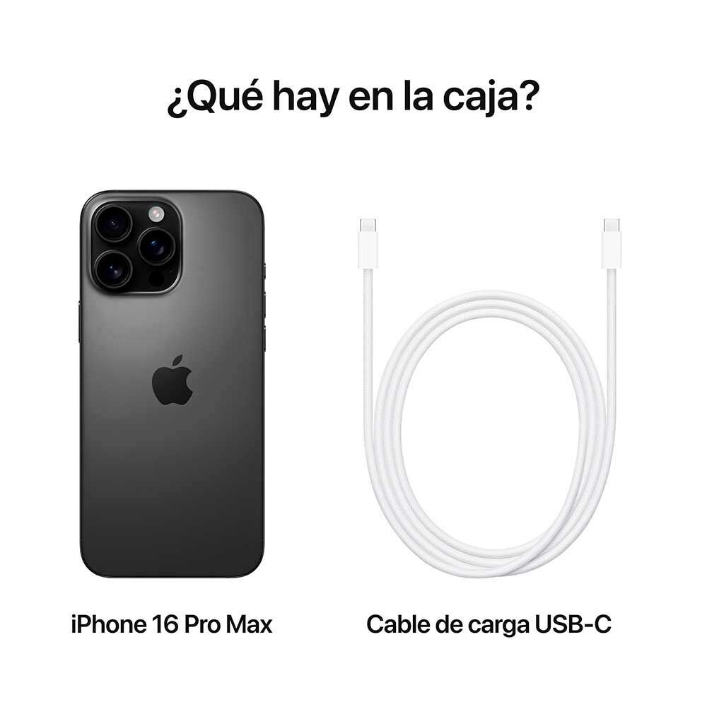 Apple iPhone 16 Pro Max 256GB Negro Titanio 6,9