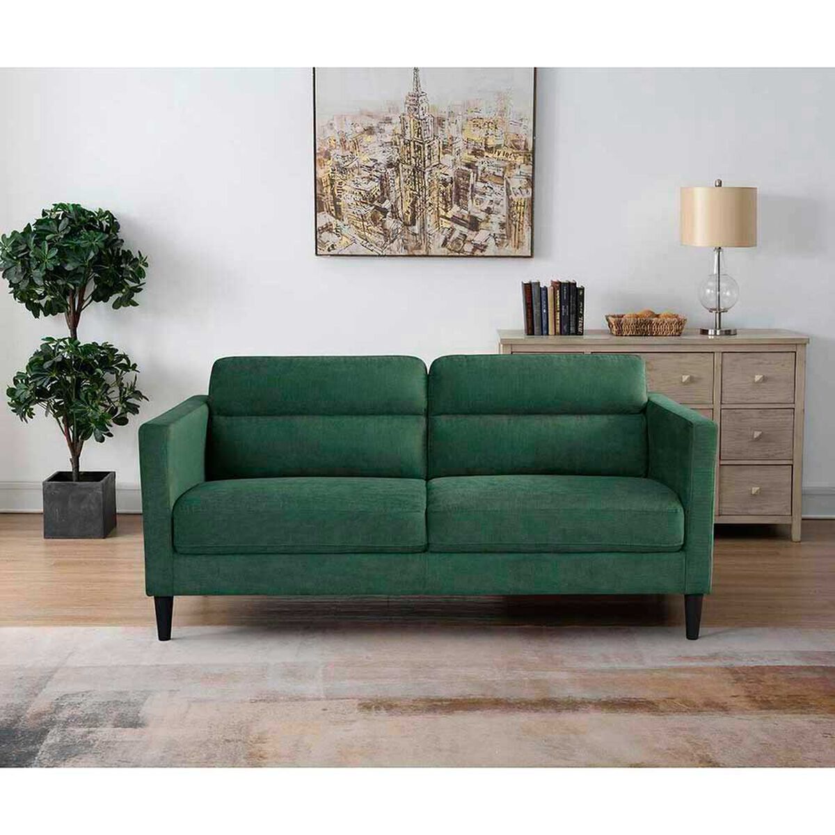 Sof&aacute; Casanova Greta 3 Cuerpos Verde