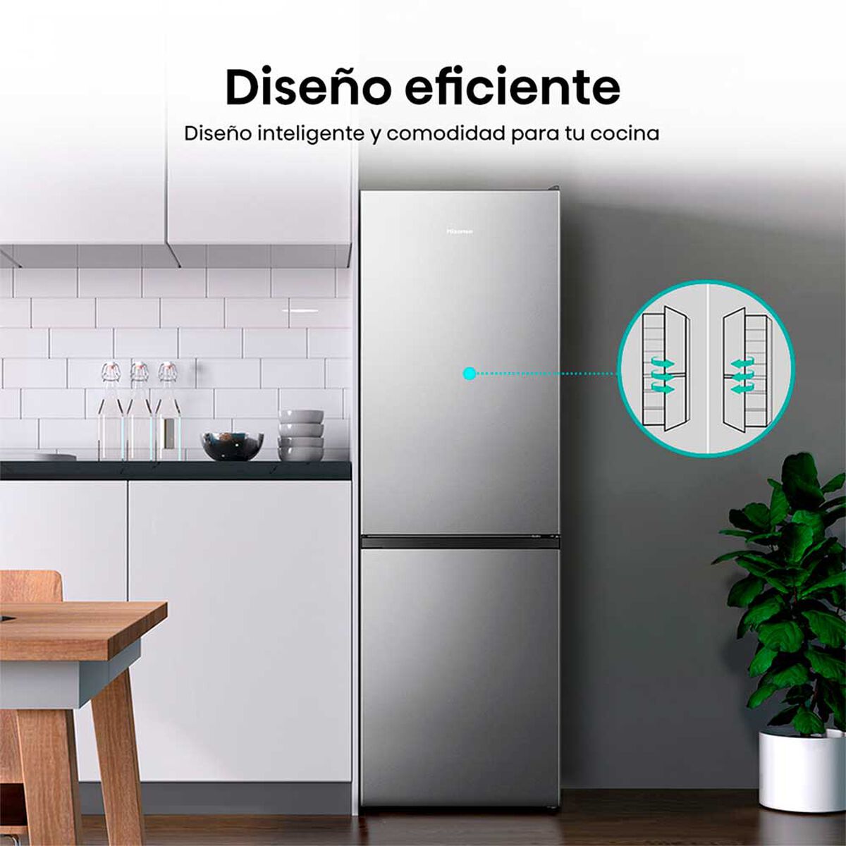 Refrigerador Fr&iacute;o Directo Hisense RB341NL 262 L