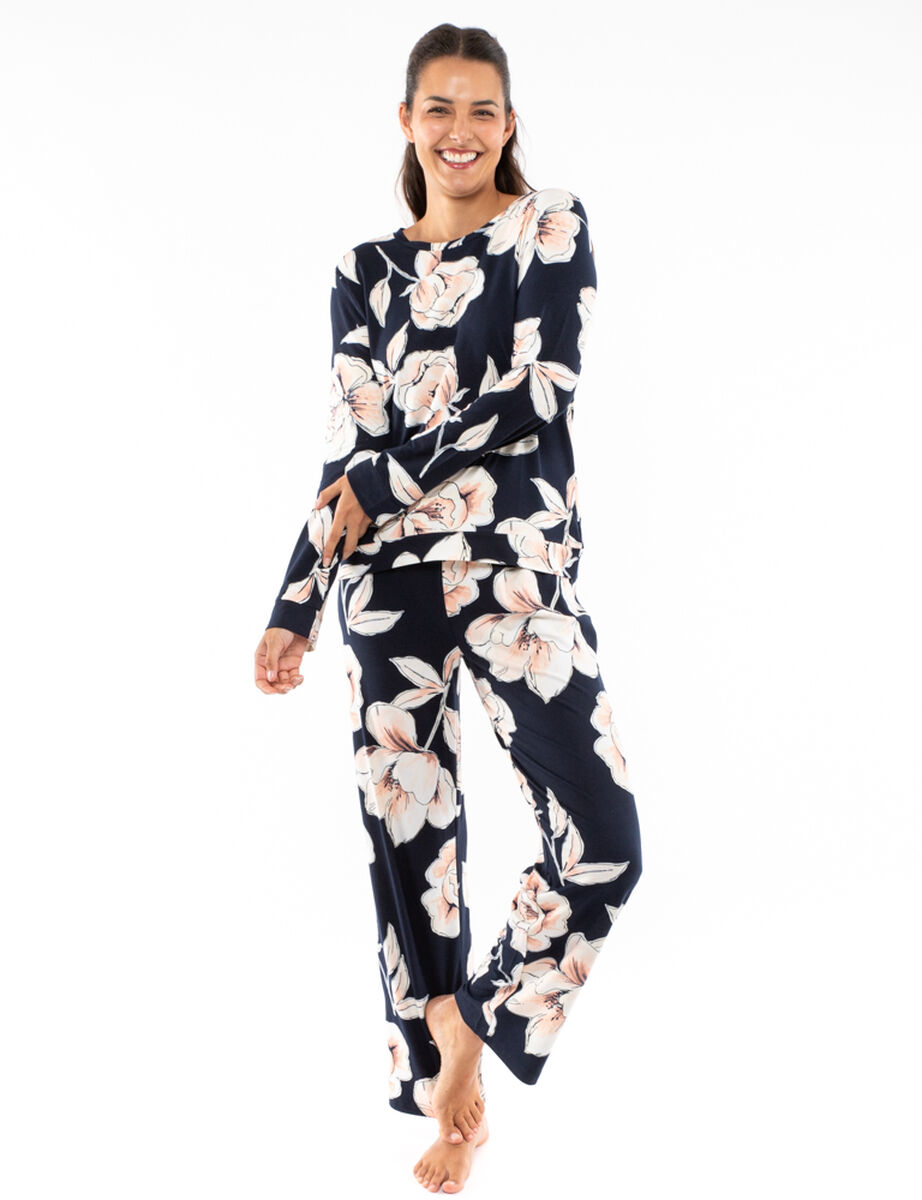 Pijama 2 Piezas Flores Mujer Portman Club