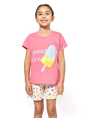 Imagen 1 del producto Pijama de Algodón Niña Kayser Fucsia