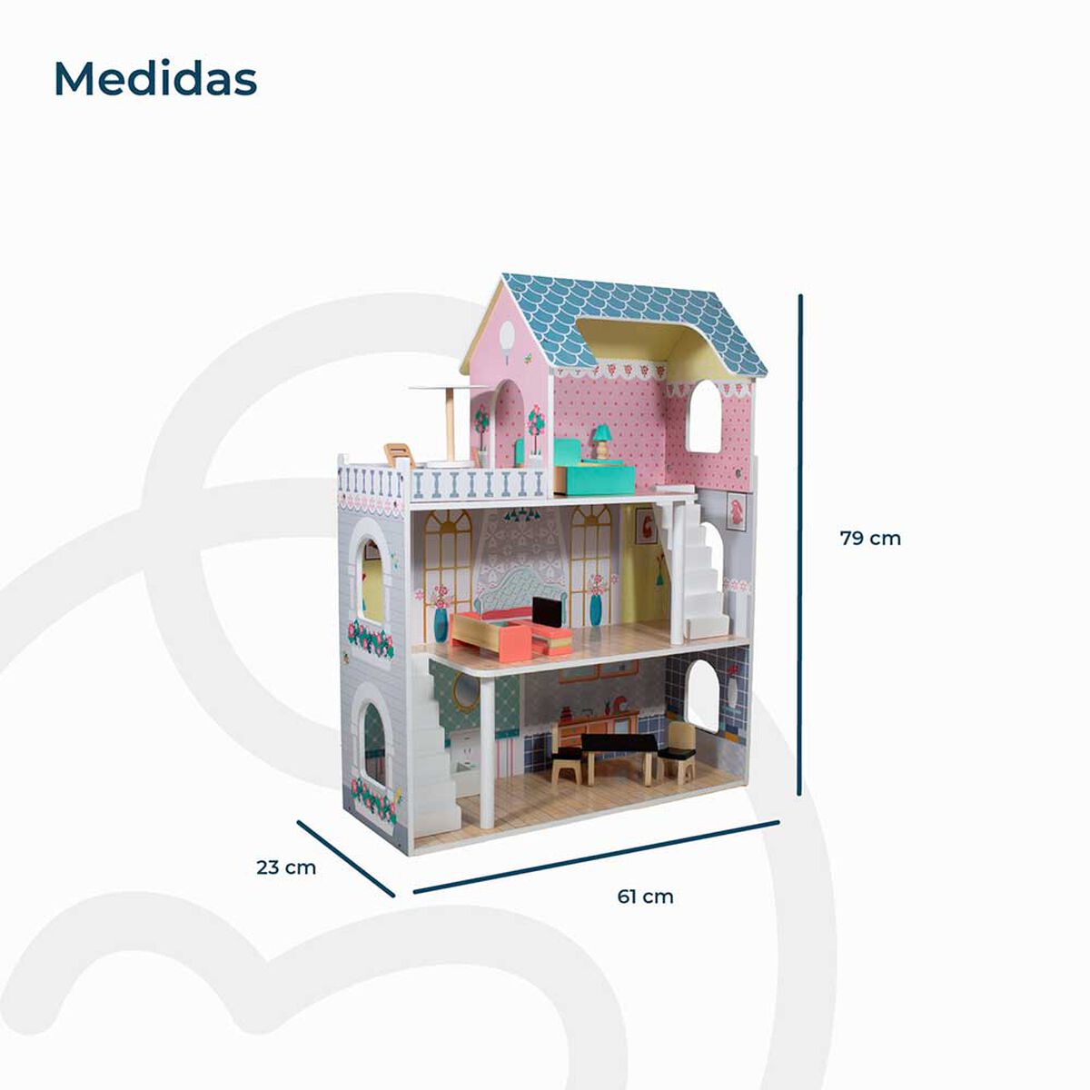 Casa Muñecas Princesas Bebesit