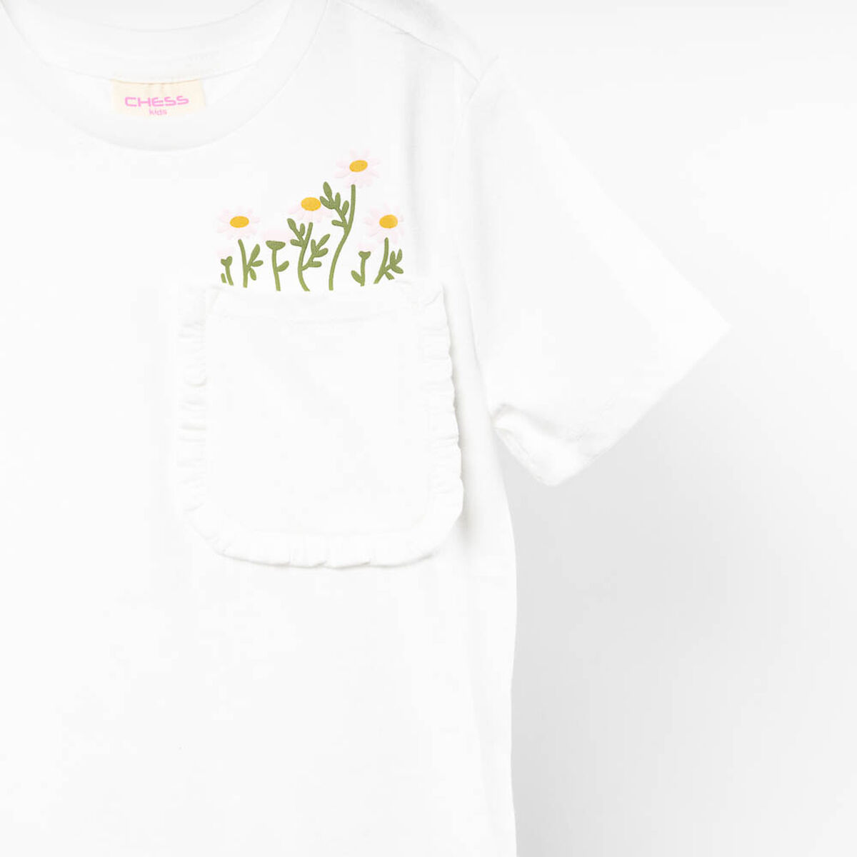 Polera Manga Corta Ni&ntilde;a Chess Baby