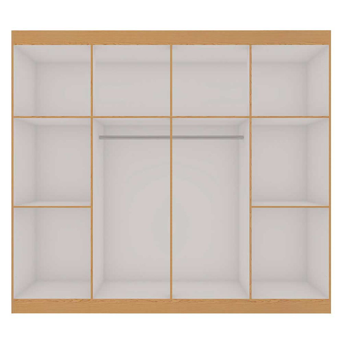 Closet Vekkahome Magnus 8 Puertas Caf&eacute; Claro