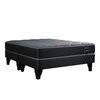Cama Europea Celta 2 Plazas Black Plus Base Dividida