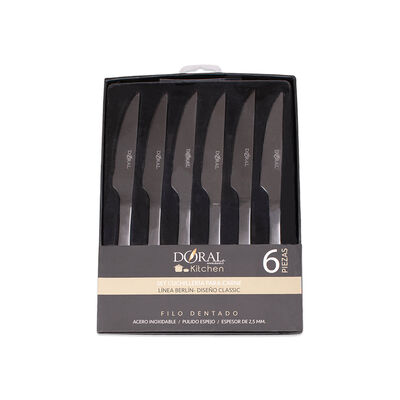 Imagen 1 del producto Juego de Cuchillería Doral Berlin 6 Piezas