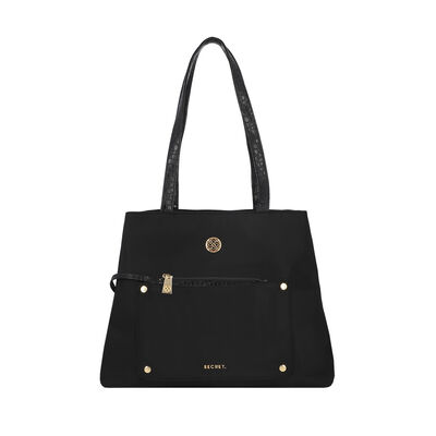 Cartera de hombro Secret Girona FW25 L Negro