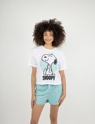 Imagen 1 del producto Pijama Mujer Snoopy Celeste