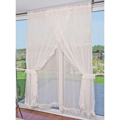 Imagen 1 del producto Juego Velos Doral Romántico 220 x 200 cm Crudo