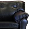 Juego de Living Muebles America Santa Fe Sofá 2 Cuerpos + Dos Sillones 1 Cuerpo Negro