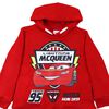 Polerón Cerrado con Gorro Niño Rayo Mcqueen Cars