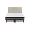 Cama Europea CIC Base Dividida 2 Plazas Balance + Respaldo Milan Alpino
