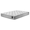 Cama Europea Latam Home Base Dividida 2 Plazas Cannon  + 2 Almohadas + Sábanas + Respaldo Tela Gris
