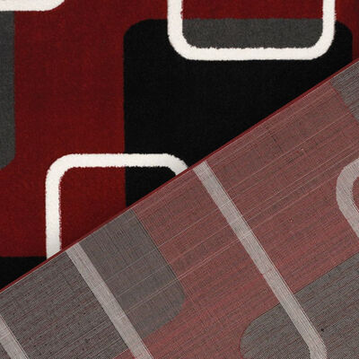 Imagen 2 del producto Bajada de Cama Idetex Carved Rojo 80 x 120 cm