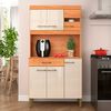 Kit Cocina Vekkahome Carla 5 Puertas Beige