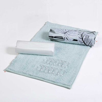 Set Cortina de Baño 4 Piezas Mashini Nyeri Multicolor