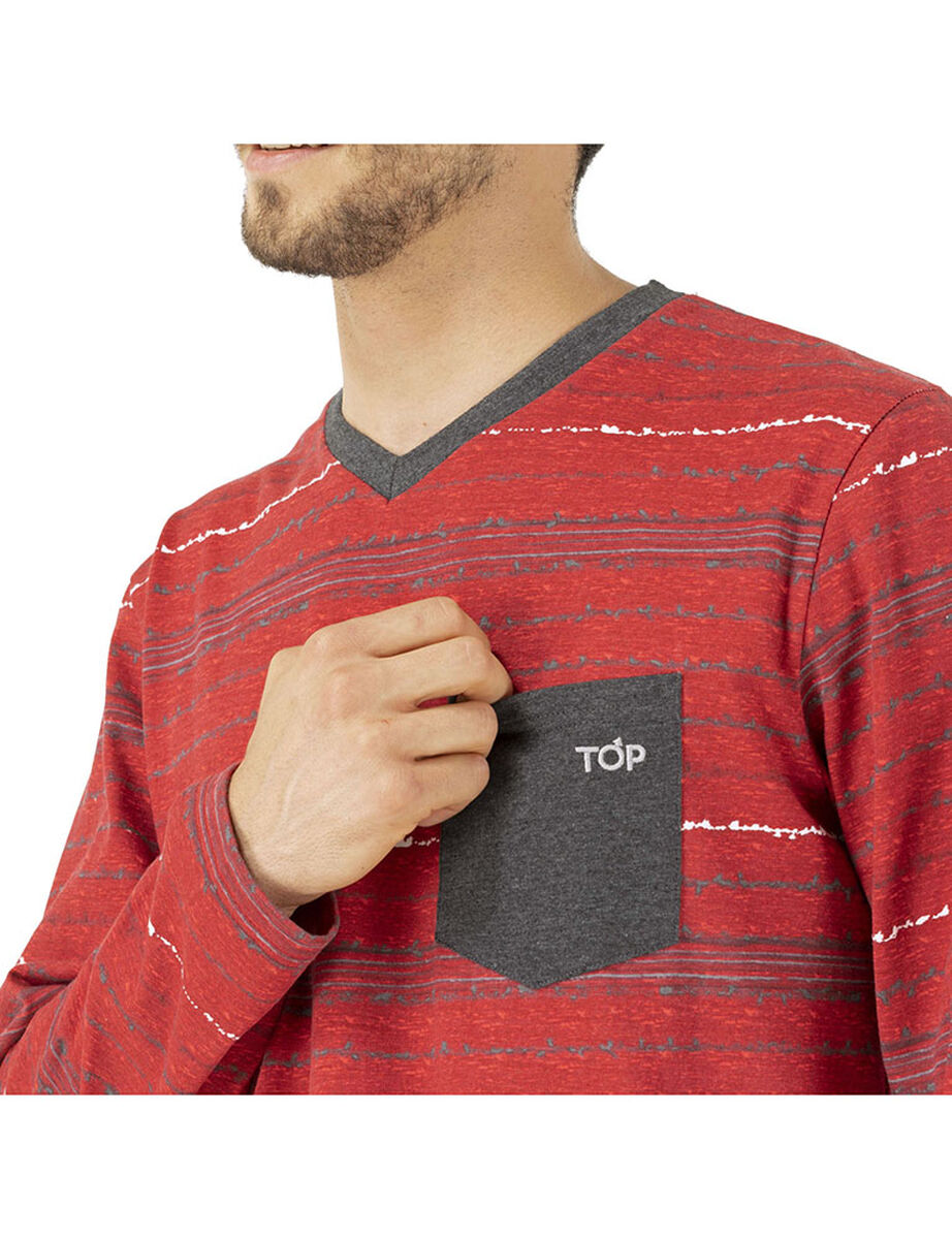 Pijama de Algodón Hombre TOP