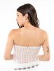 Strapless Crop Mujer Icono