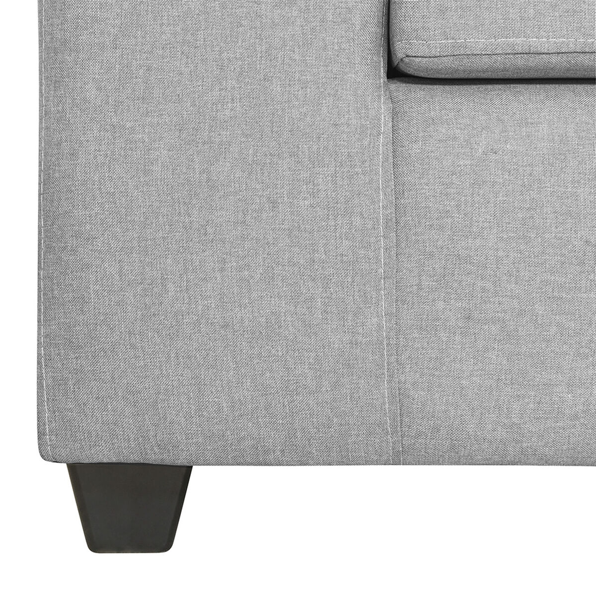 Sofá Seccional Innovamuebles Kahlo 4 Cuerpos Gris Claro
