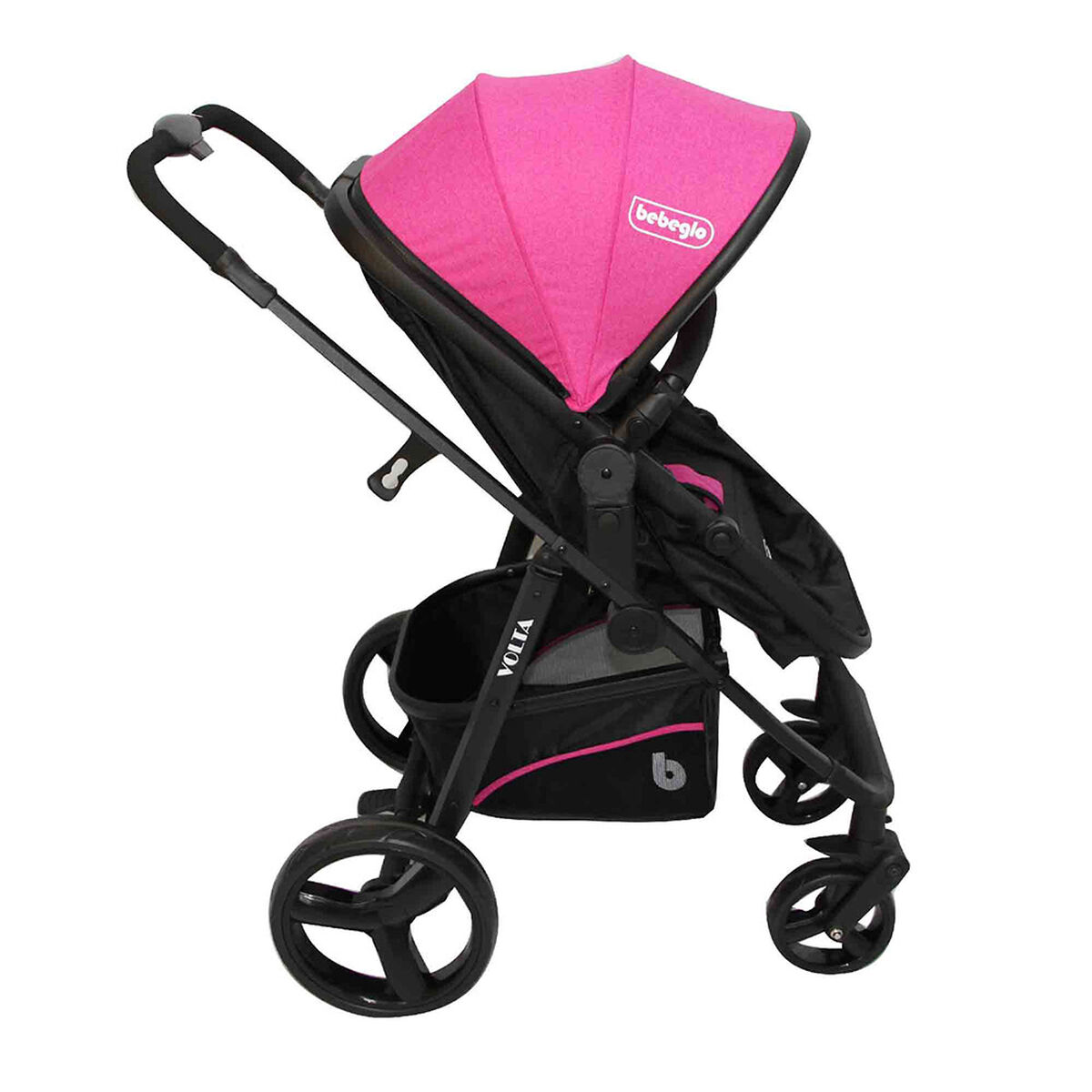 Coche Travel System Bebeglo Volta RS-13780-1 Fucsia
