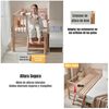 Cama Cuna Colecho Madera 150*70*86cm con Colchón LuBabycas