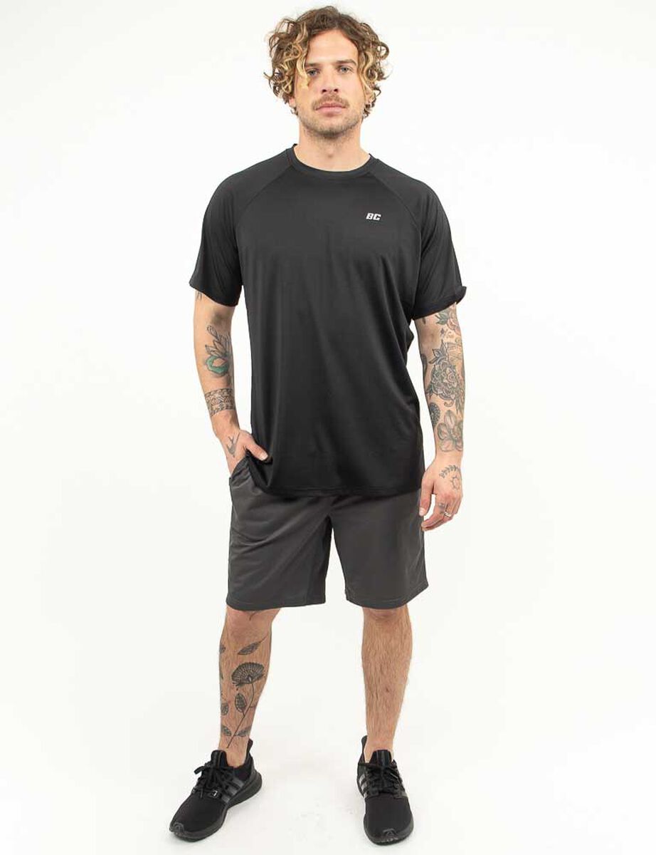Polera Deportiva Hombre Black County