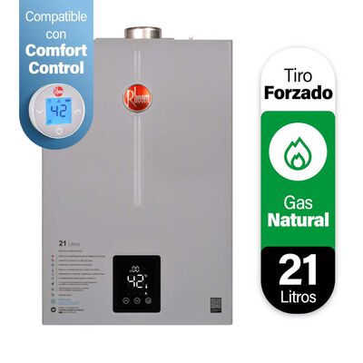 Imagen 1 del producto Calefont 21 litros Gas natural Tiro forzado Rheem