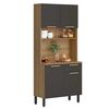 Mueble de Cocina Roca Avela Miel Grafito 1 Cajón 4 Puertas