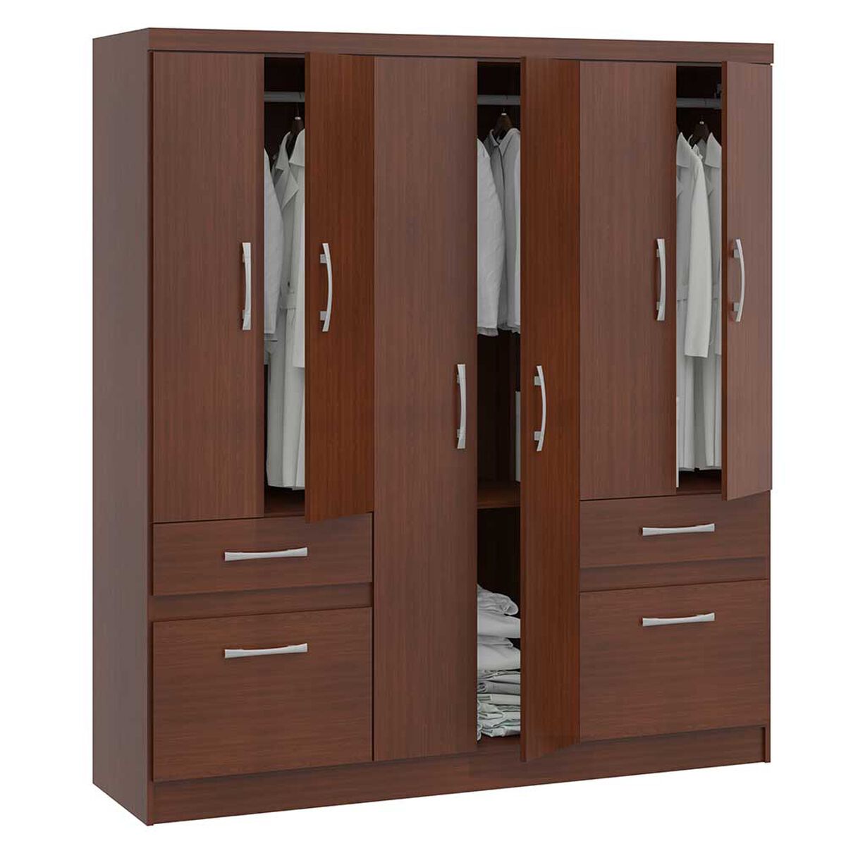 Clóset Yardas B544 6 Puertas 2 Cajones