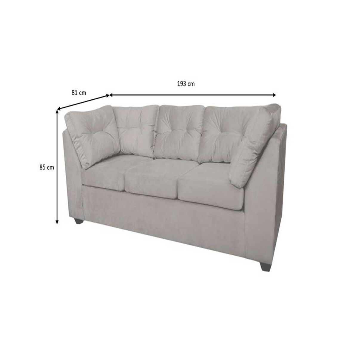Sofá Muebles MPR Bonsai 3 Calipso