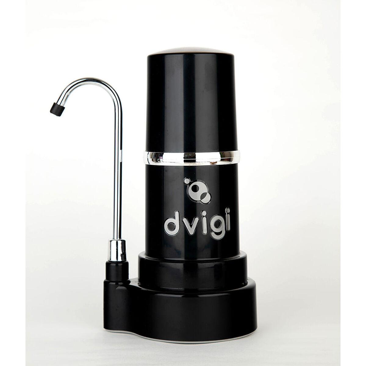 Purificador de Agua Filtro Sobre Cubierta + 2 Filtros de Repuesto Dvigi Negro