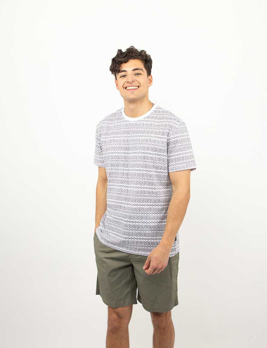 Polera Estampada Manga Corta Hombre Cutback