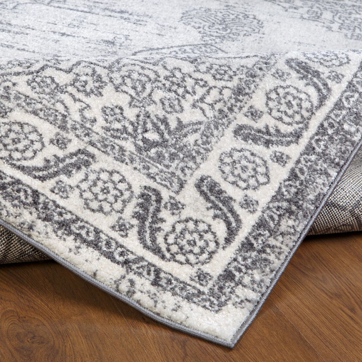 Alfombra de Pasillo Modalfo Florida 70 x 230 cm Gris