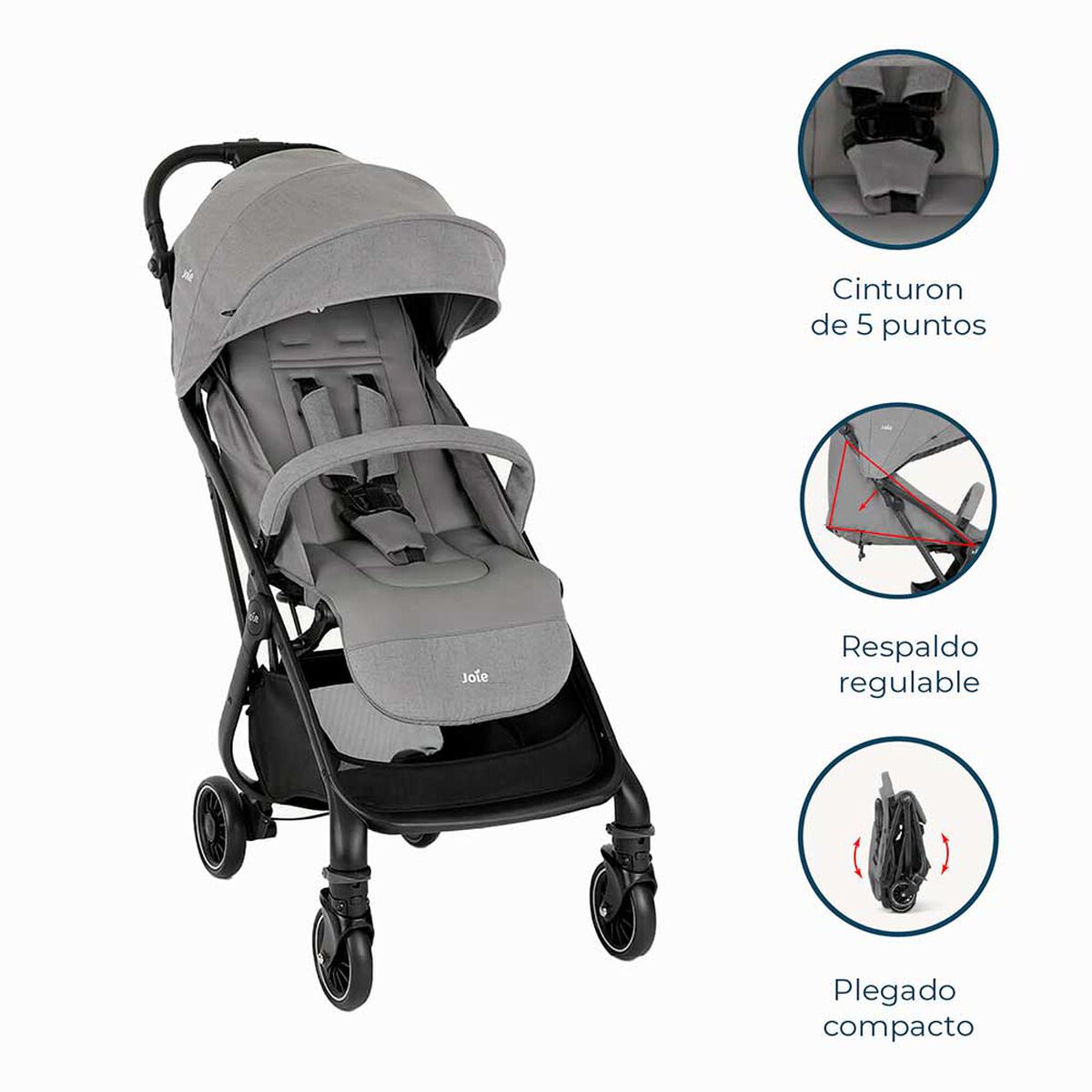 Coche Travel Tourist Gris Joie