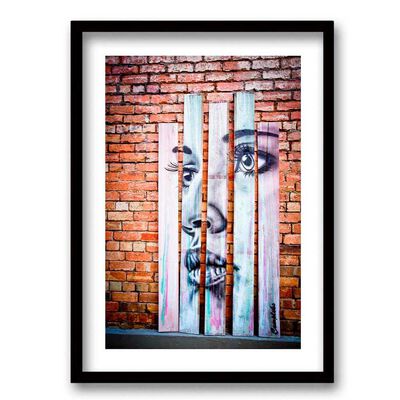Imagen 1 del producto Cuadro Decorativo Retela Rostro Mural 70 x 50 cm