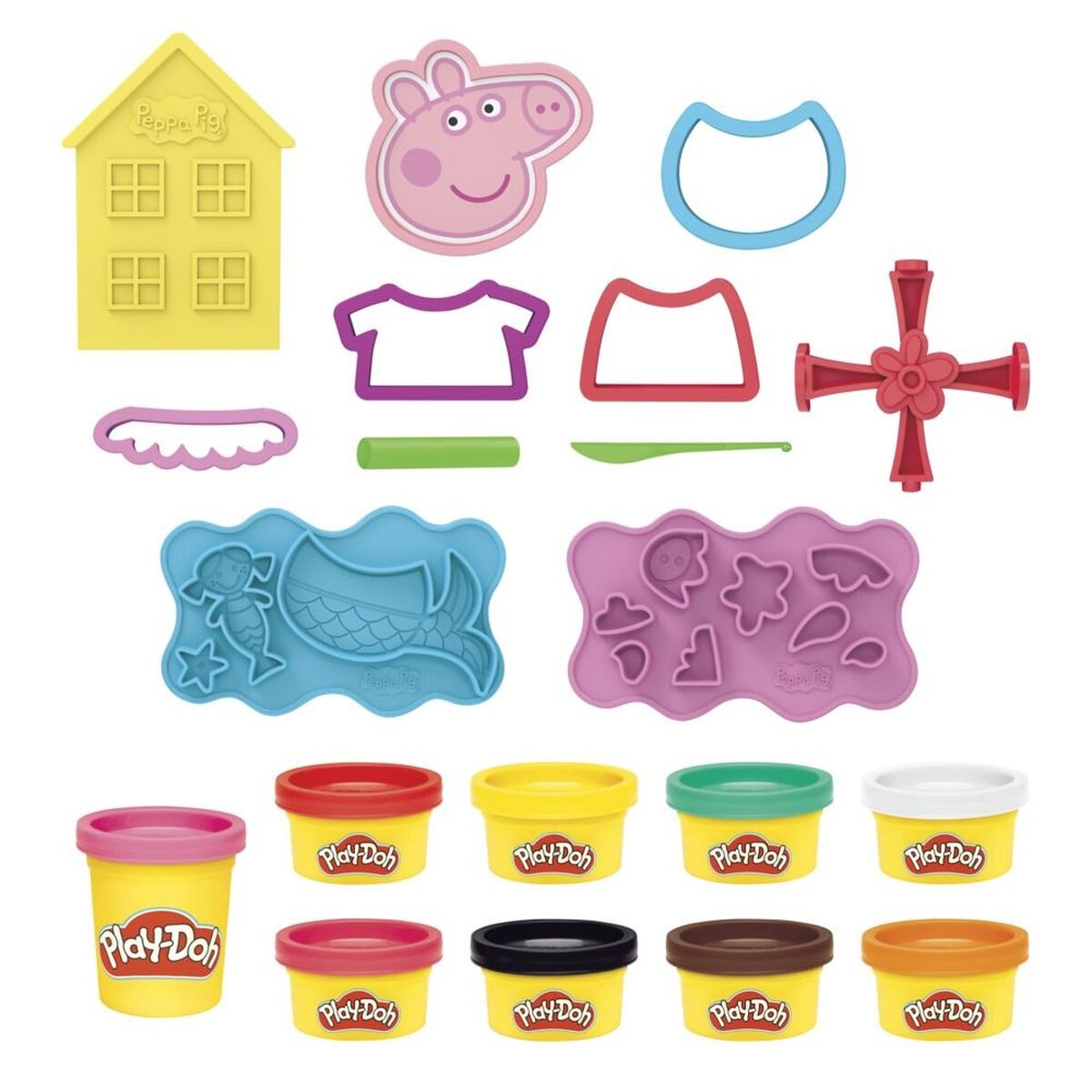 Set de Masa Moldeable Peppa Pig Set Crea y Diseña Play Doh