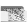 Cama Europea Celta 2 Plazas New Mega Chocolate + Respaldo + 2 Veladores Castilla