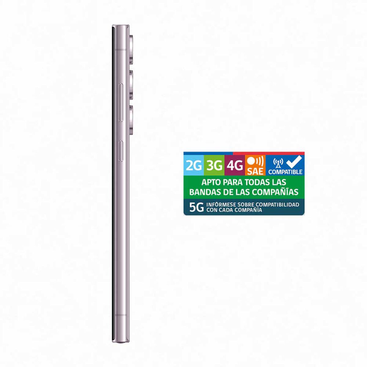 Celular Samsung Galaxy S23 Ultra 512GB 6,8" Lavender Liberado